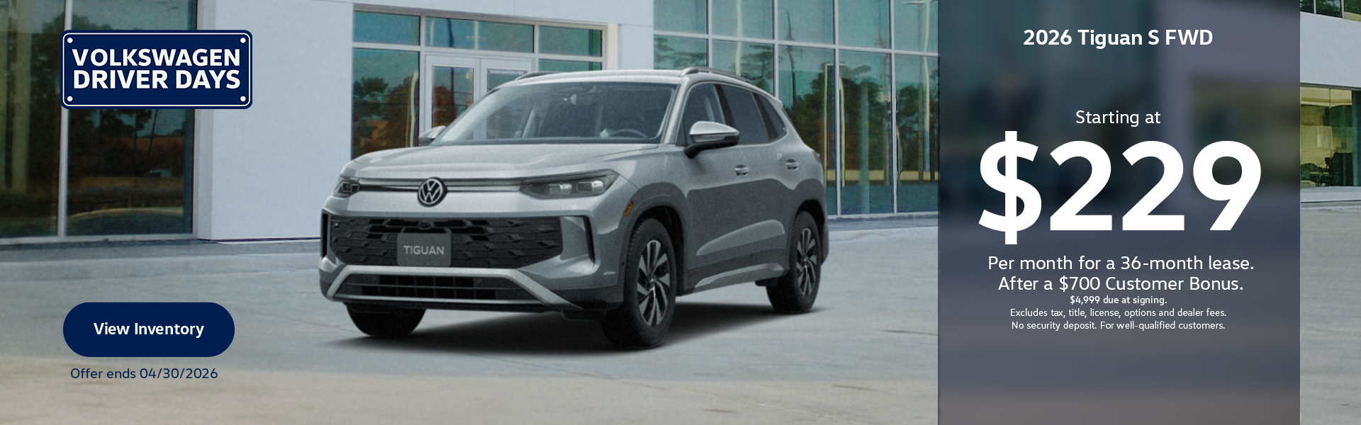 National Tiguan Banner