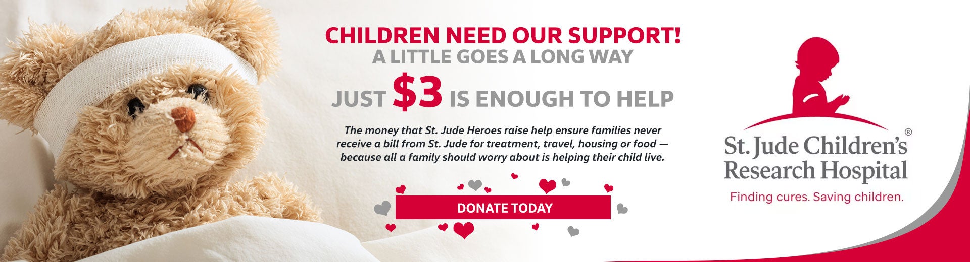 Donate to St Judes Hospital today!